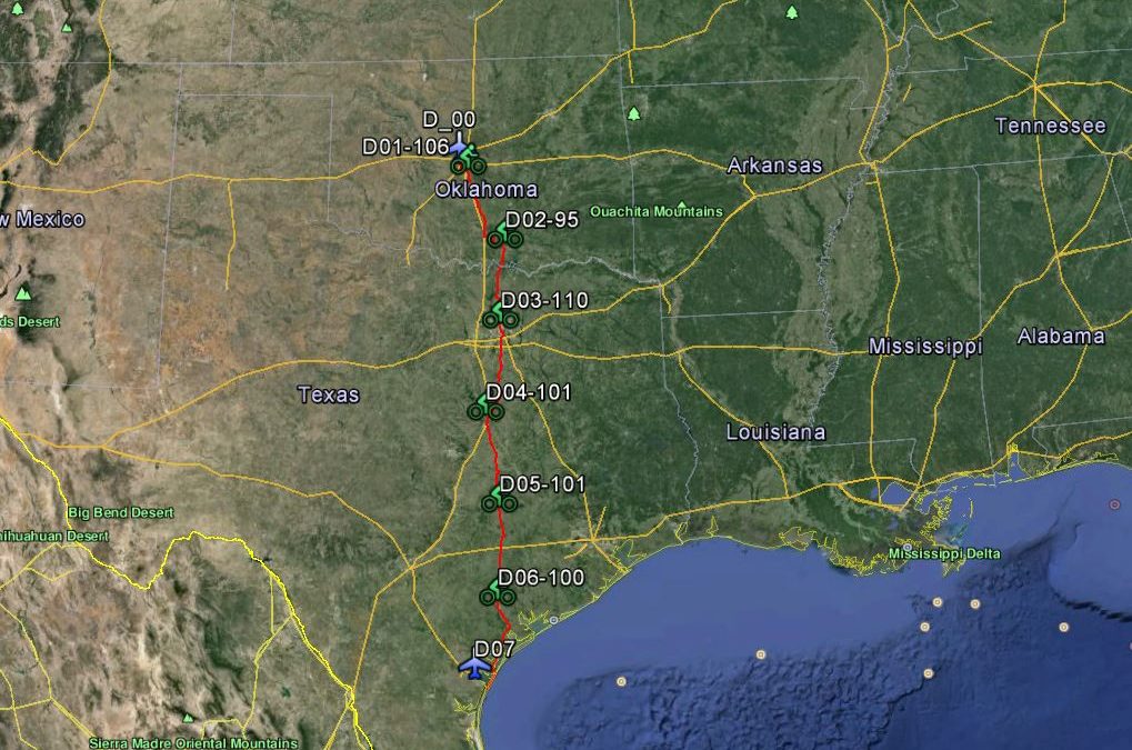 Getting Ready for Oklahoma City to Corpus Christi – 600 miles in six days